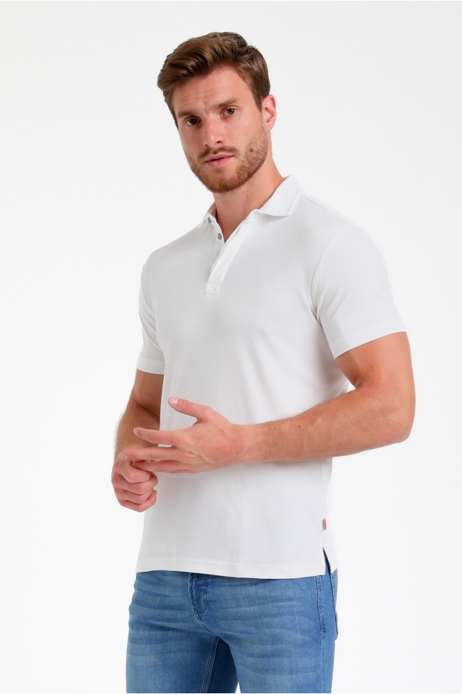 PREMIUM POLO VAN JERSEY KWALITEIT 235531 102 Ecru